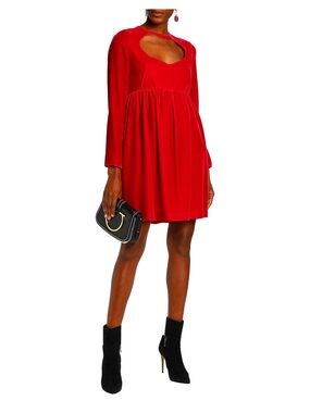 Chloe long sleeve cut out mini dress